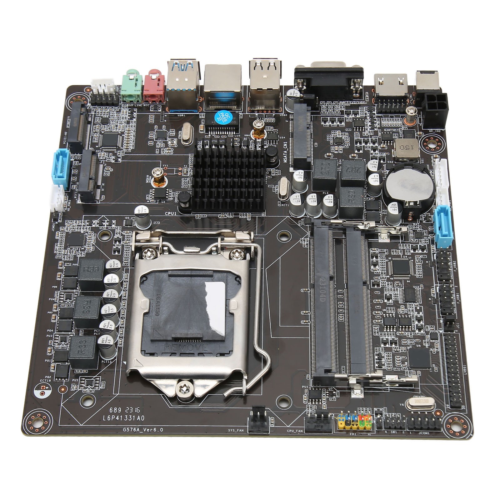 H81 Mini ITX Motherboard LGA 1150 Slot Dual Channel DDR3 Support For Core I VJSE