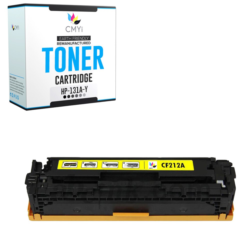 1-Pack CMYi Replacement 131A Yellow Toner for HP LaserJet Pro 200 Color M251nw