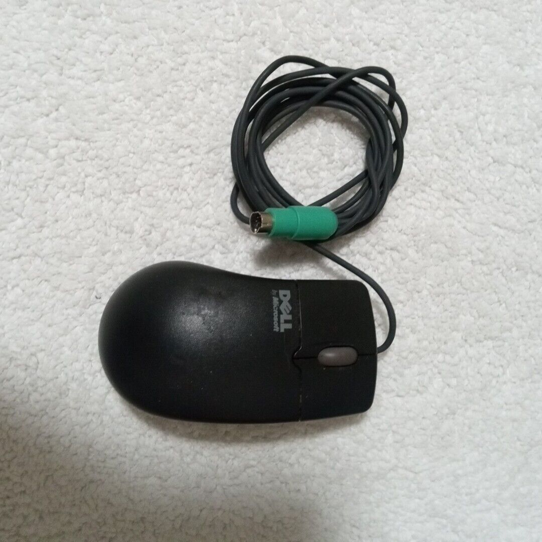 Vintage Dell by Microsoft IntelliMouse 1.3A PS/2 Wheel Mouse XO6-08477 