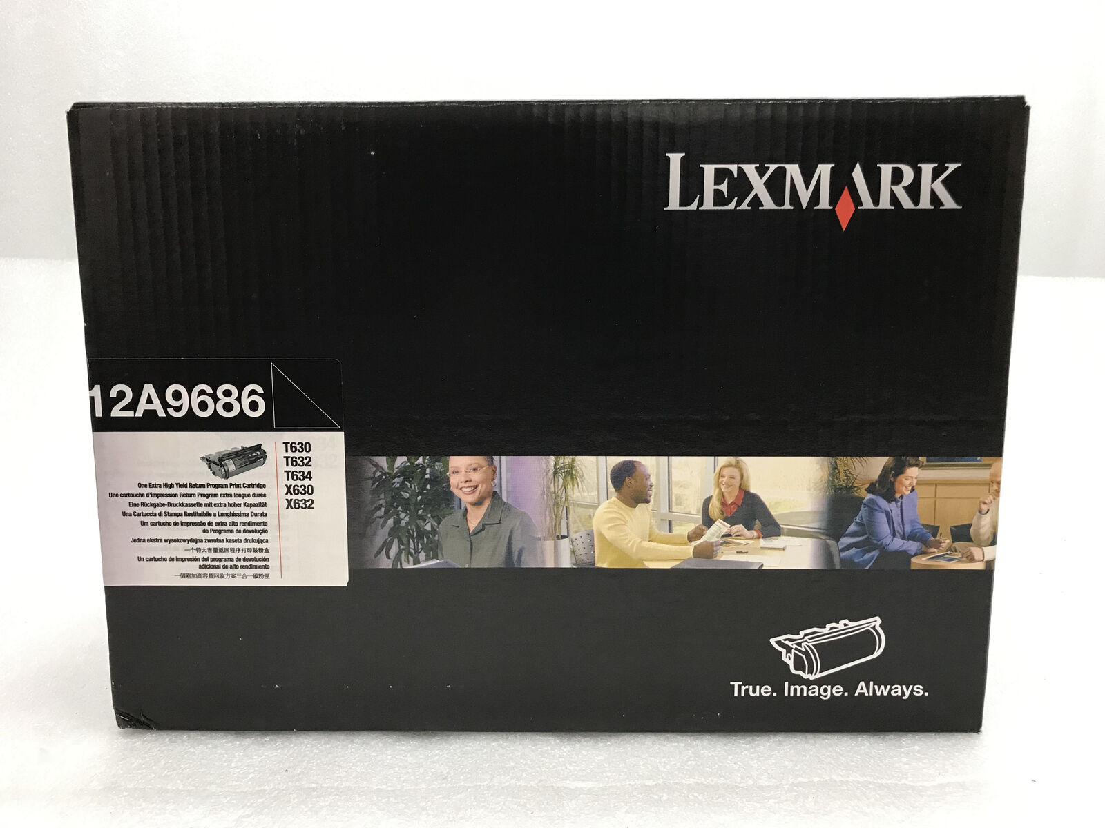 Genuine OEM Sealed Lexmark 12A9686 Black Extra High Yield Toner Cartridge 32k