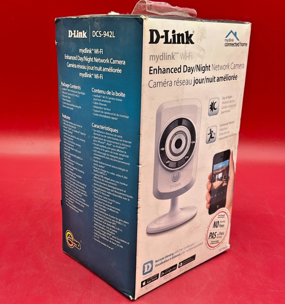 D-Link Day Night Wireless Cloud Camera DCS-942L ✅❤️️✅❤️️ NEW OPEN BOX
