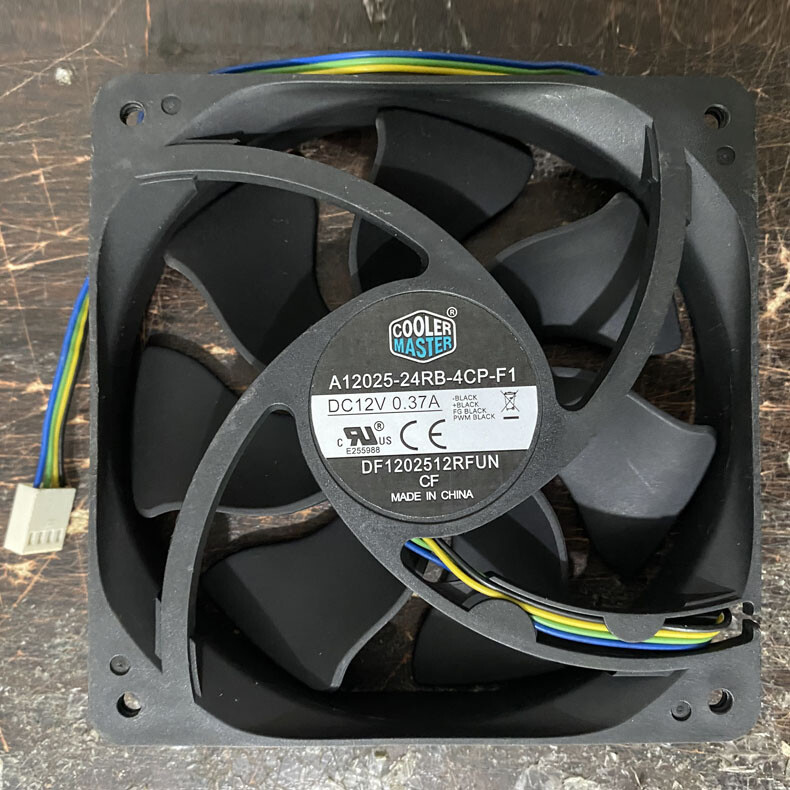 1pcs chassis CPU fan Cooler Master A12025-24RB-4CP-F1 1202512 cm /CM