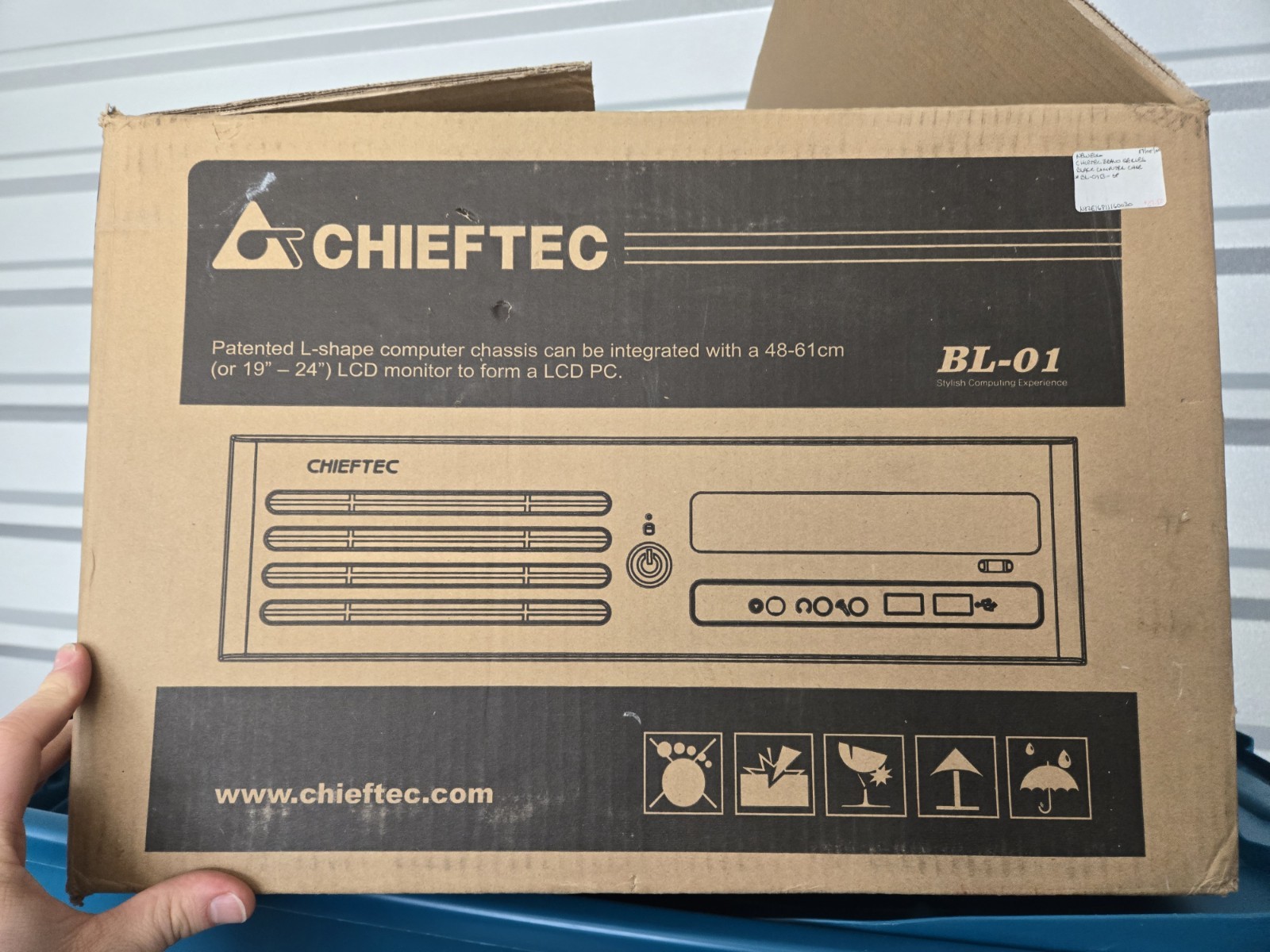 SEALED NEW Chieftec BL-01B Bravo Series L-shaped ATX Computer Case