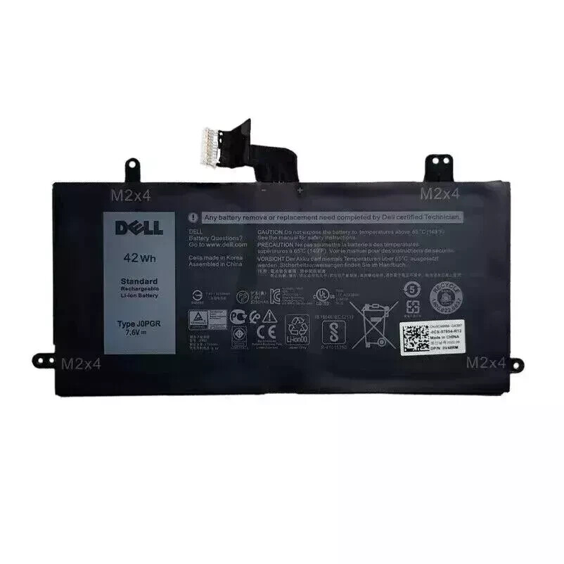Original J0PGR 42Wh For Dell Latitude 12 5285 5290 2-in-1 1WND8 0X16TW X16TW NEW