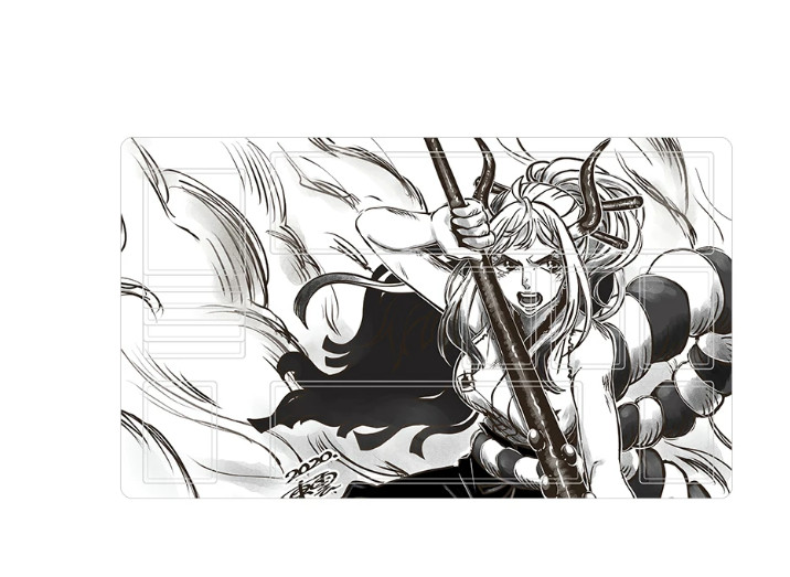 Yamato One Piece Playmat With Zones TCG Card Game OPCG  Play Mat and Bag