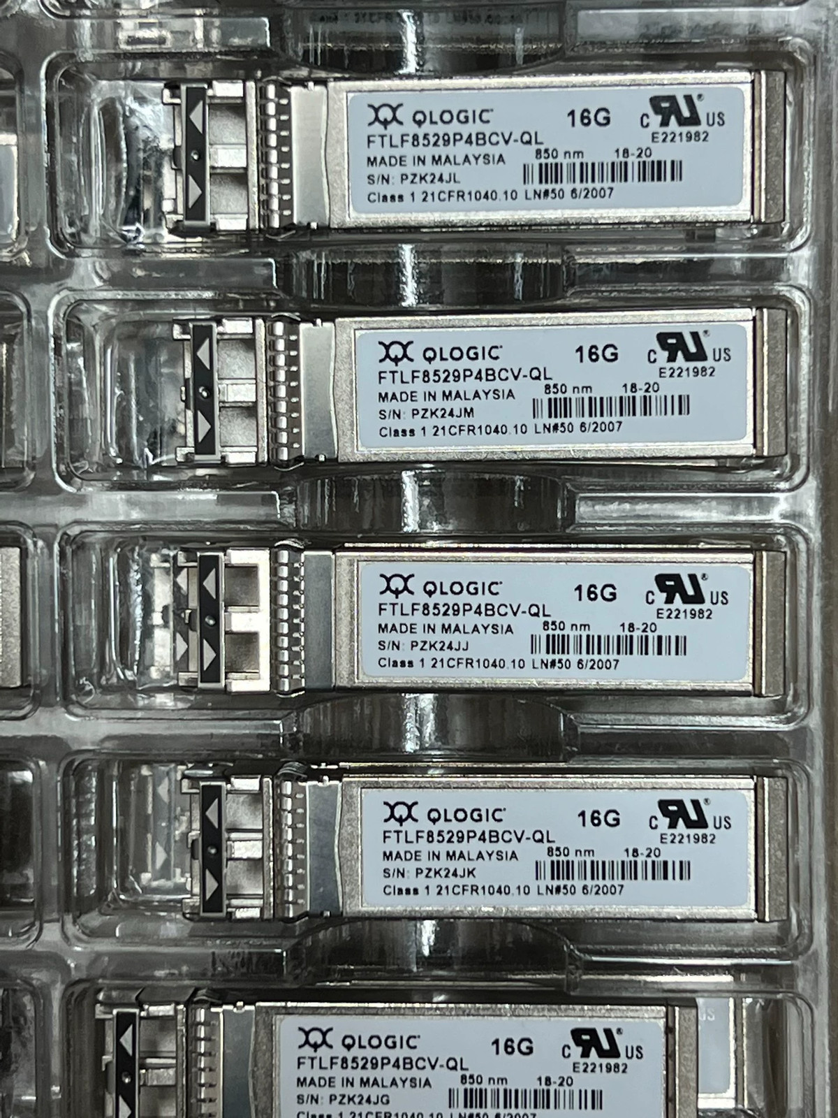 1PC Qlogic FTLF8529P4BCV-QL 16G 850NM Fibre Channel SFP+ Transceiver Module