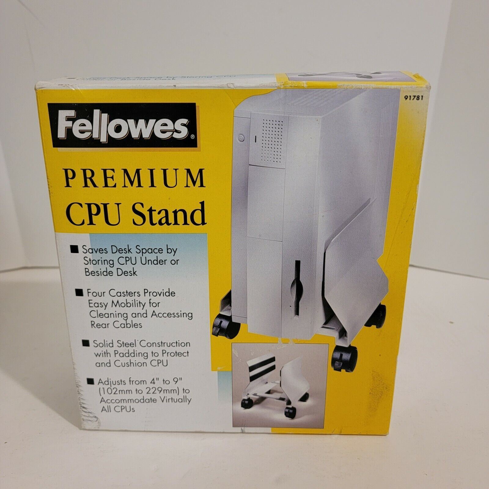 FELLOWES, INC. 91781 FELLOWES PREMIUM CPU STAND
