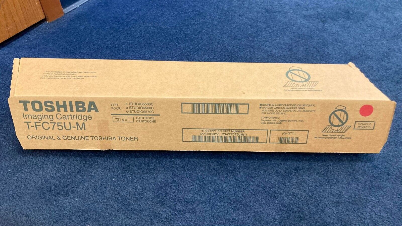 USED?? Toshiba T-FC50U-M Magenta Toner Cartridge for e-STUDIO 5560C/6560C/6570C