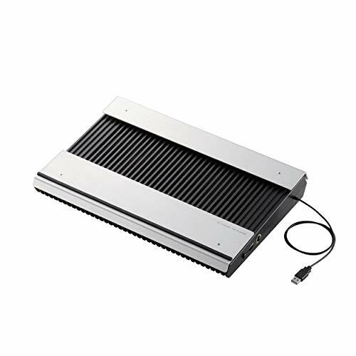 ELECOM Laptop Cooling Stand Black Sx-Cl23Lbk Ps3 Ps4 Horizontal Aluminum Body