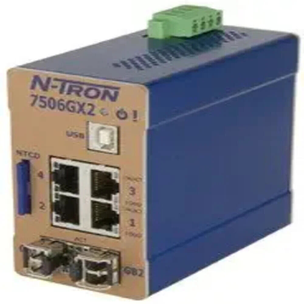Red Lion Controls/N-Tron 7506GX2-SX 6 Port Fully Managed Gigabit Industrial Ethe