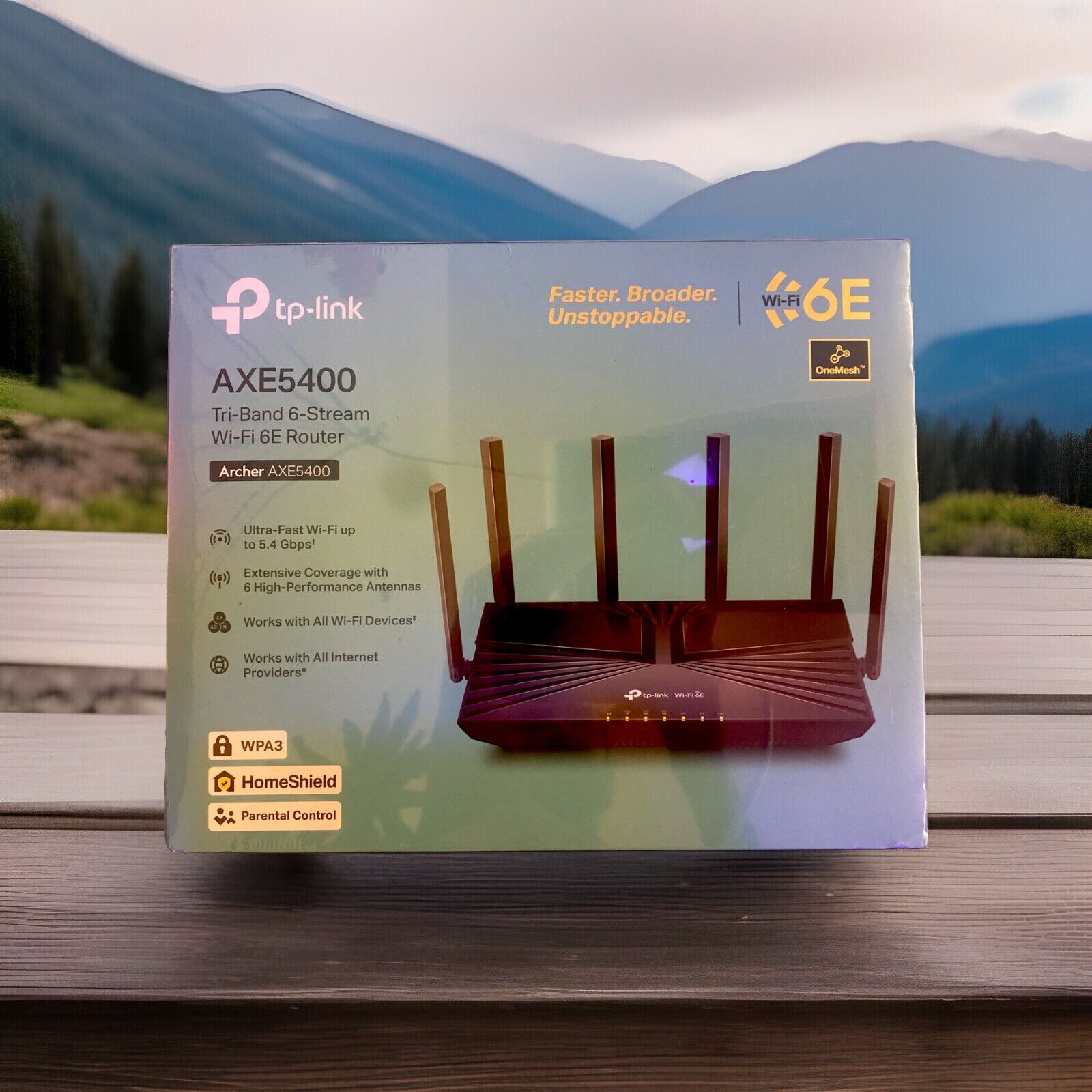 TP-Link Archer AXE5400 Tri-Band 6-Stream WiFi 6E Router *NEW & FACTORY SEALED*