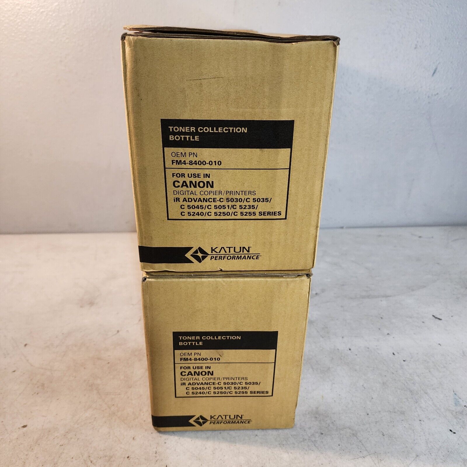 Canon Compatible Katun FM4-8400-010 Waste Toner Case Lot Of 2 Boxed