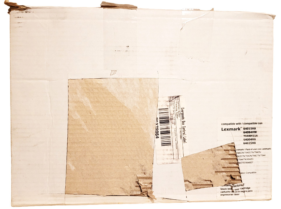 Black Laser Toner Cartridge Compatible with Lexmark New Open Box