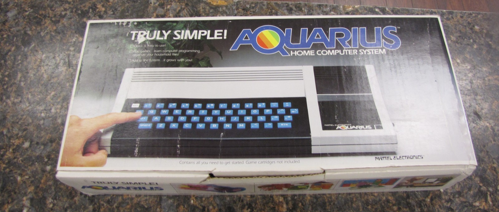 Aquarius Computer System 100% Complete 1982 Mattel Game Vintage New Open Box