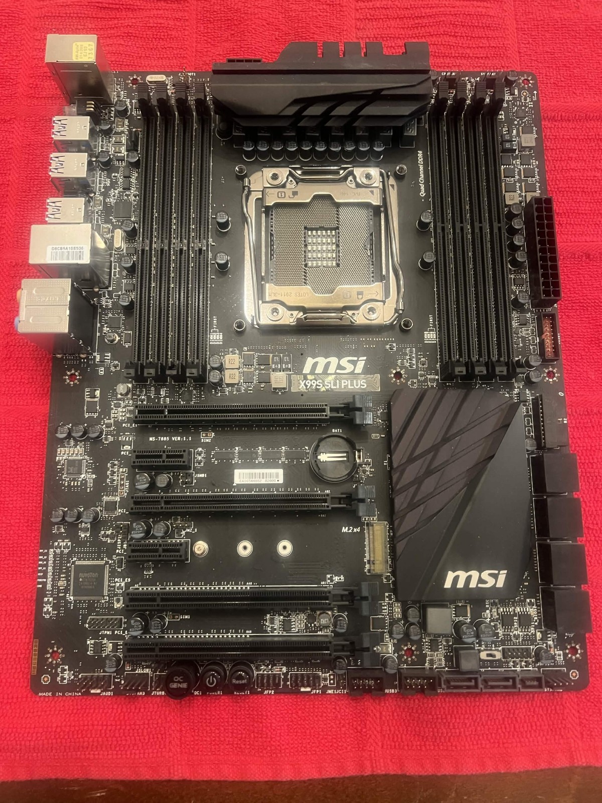 MSI X99S SLI PLUS  Intel Motherboard