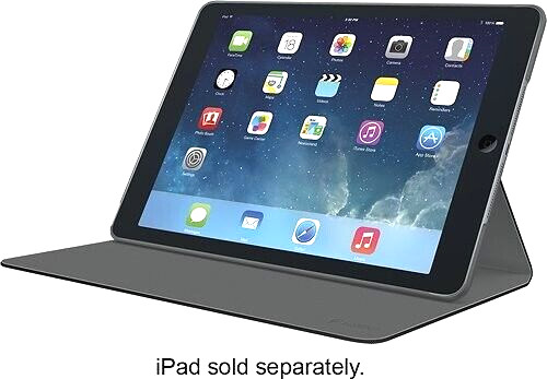 Logitech Hinge Flexible Protective Folio Case for iPad Air - Carbon Black