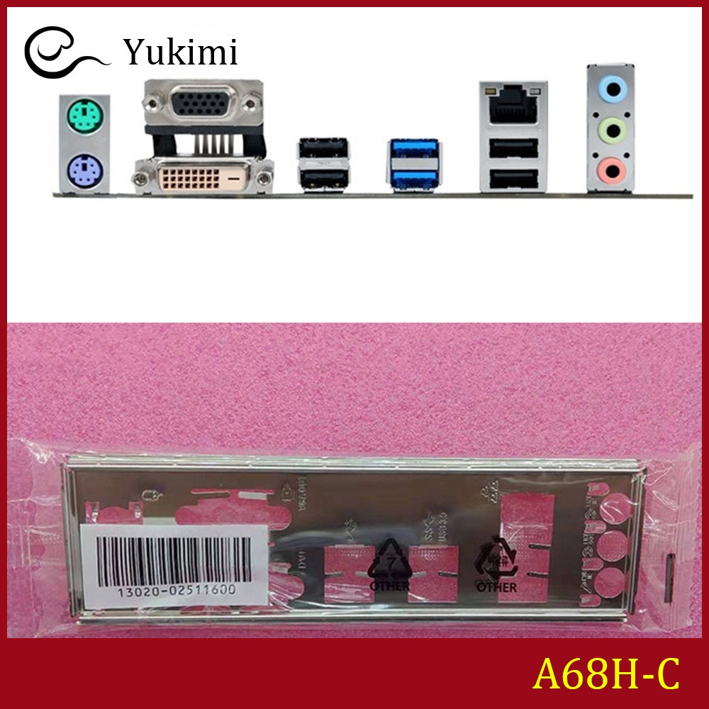NEW FOR ASUS A68H-C Ｍotherboard I/O Shield Backplate