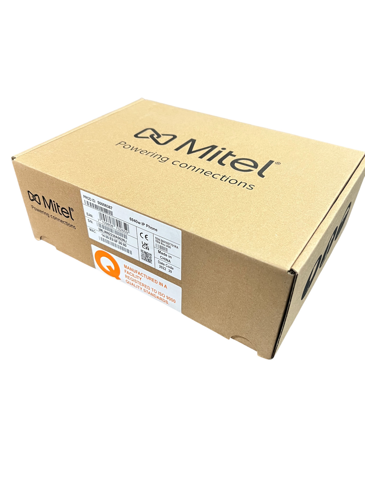 New - Mitel 6940W IP Phone - High End Telephone 7" Color LCD Display - 50008387