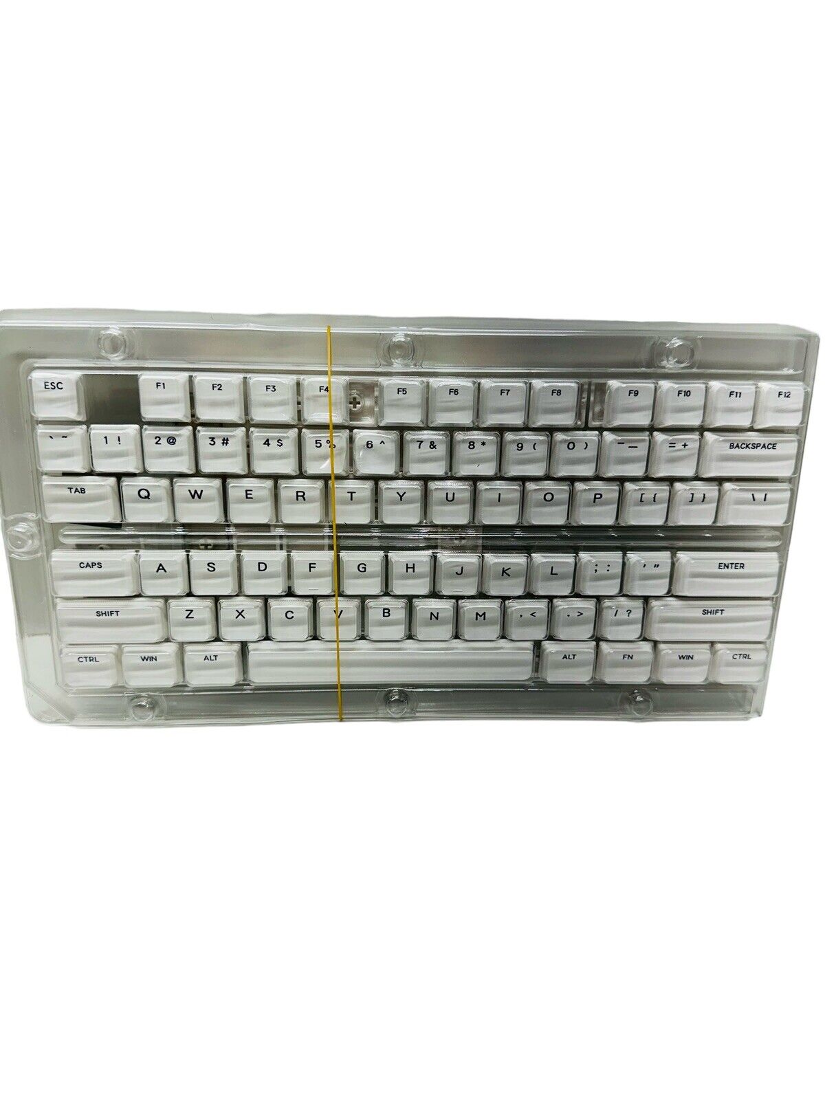 Low Profile Keycaps -  Keycaps, Bow Custom Keyboard Keycaps, 129 Keys White
