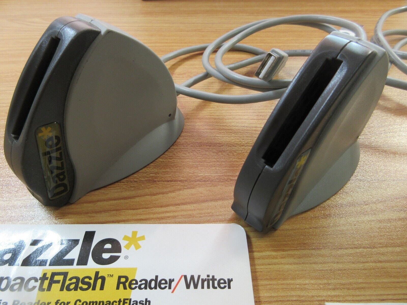 Dazzle Compact Flash Card CF Reader Writer Lot x3 128 Mb tested works software