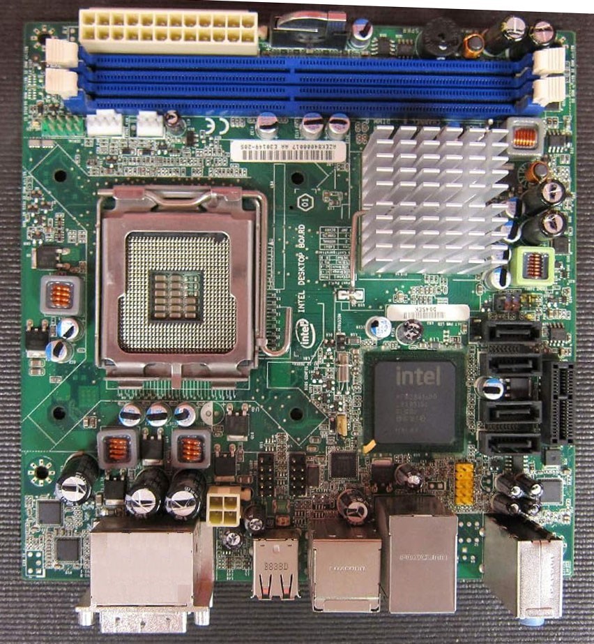 Mainboard Intel DQ45EK Socket LGA775 mini ITX Desktop Board with I-O Plate