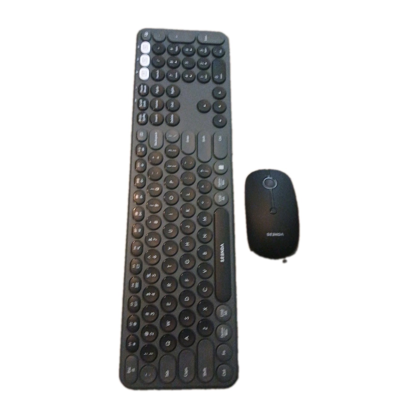 Seenda Wireless Bluetooth Keyboard Mouse Combo Black COE202 