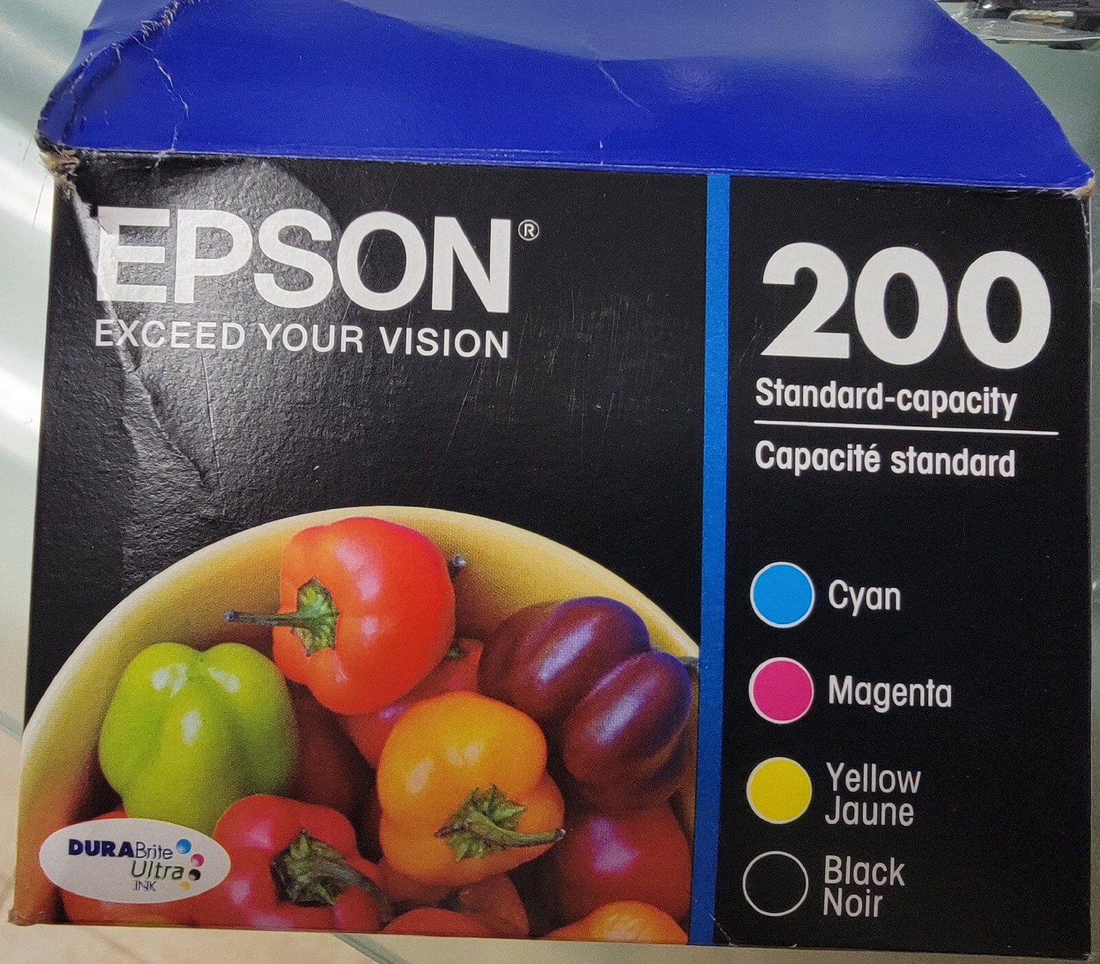 Epson 200 Ink Cartridges Standard Capacity 2 Yellow 1 Black Open Box New Ink