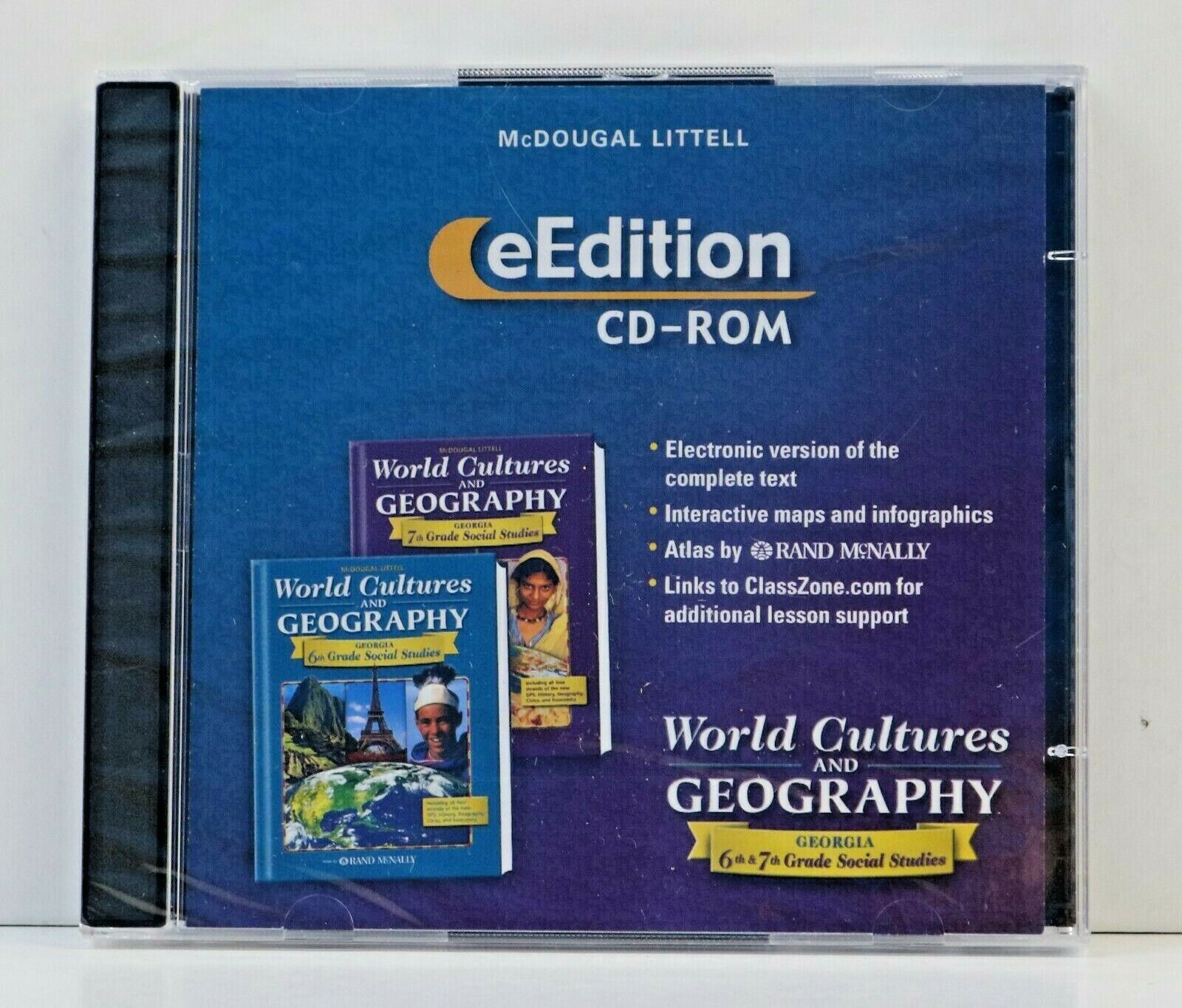 eEDITION CD-ROM WORLD CULTURES & GEOGRAPHY 6 & 7 GRADE - GEORGIA SOCIAL STUDIES