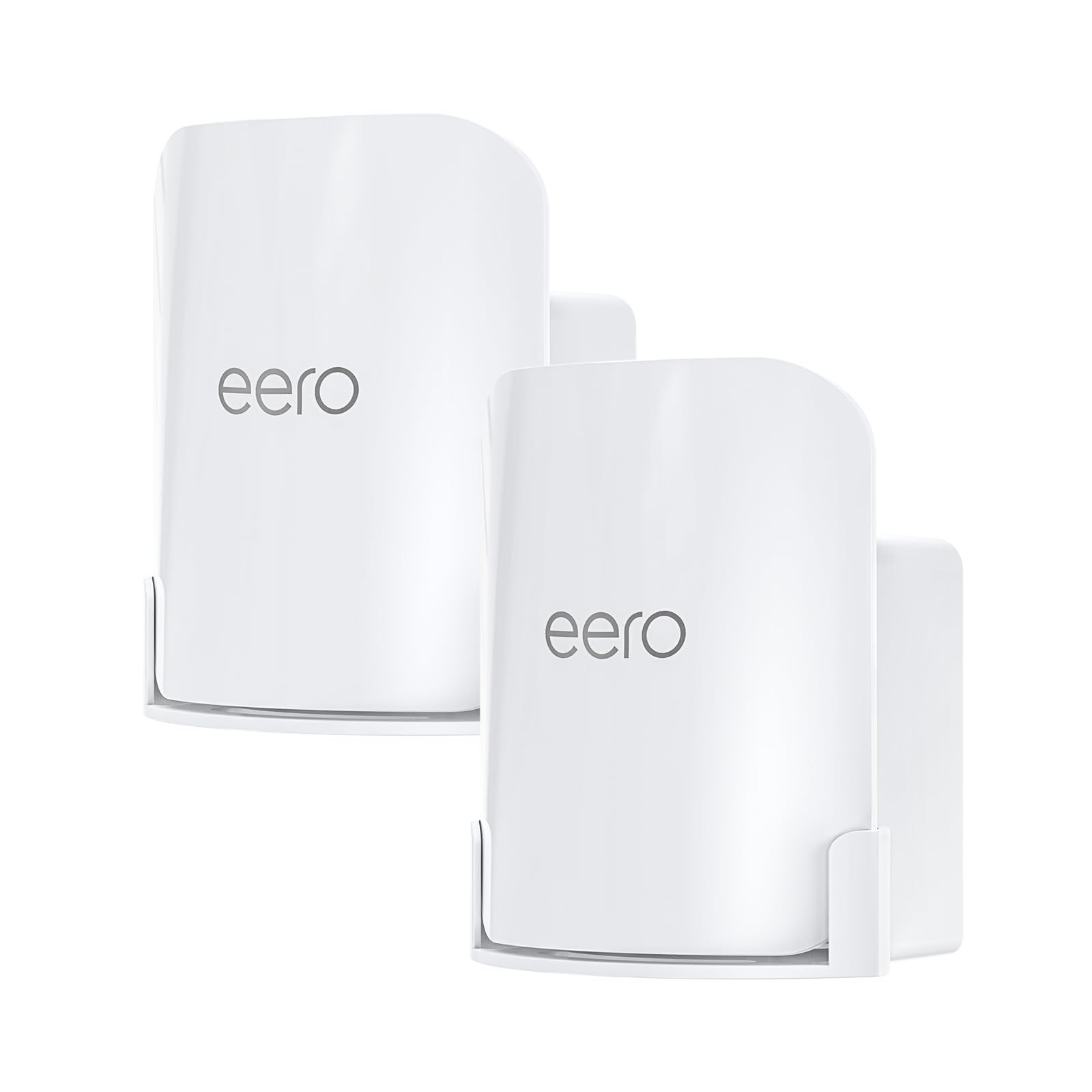 XLTTYWL® 2-in-1 Wall & Outlet Mount Kit for eero Pro 7 WiFi 7 White, 2 Pack