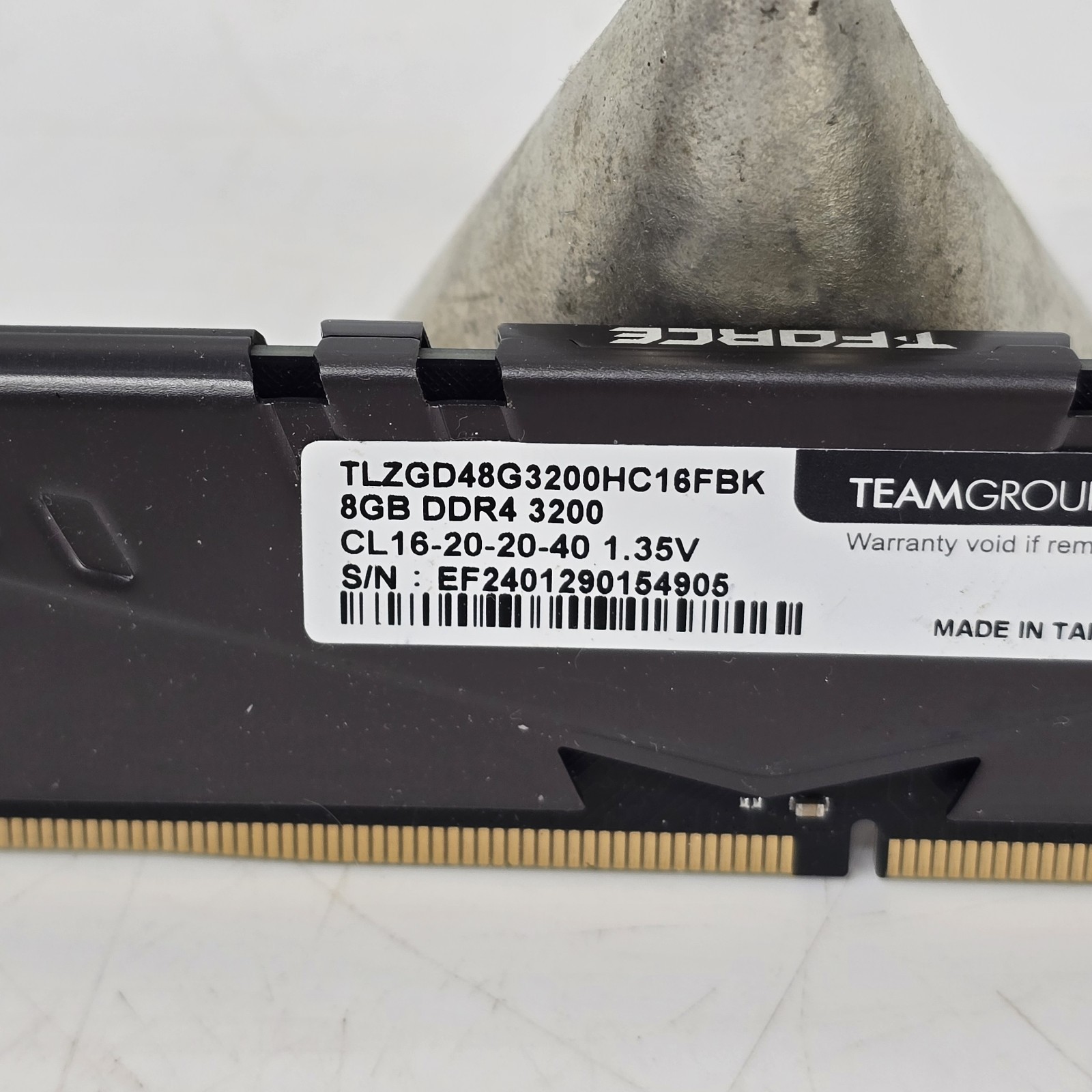 TeamGroup T-Force Vulcan Z 8GB RAM DDR4 3200MHz TLZGD48G3200HC16FBK