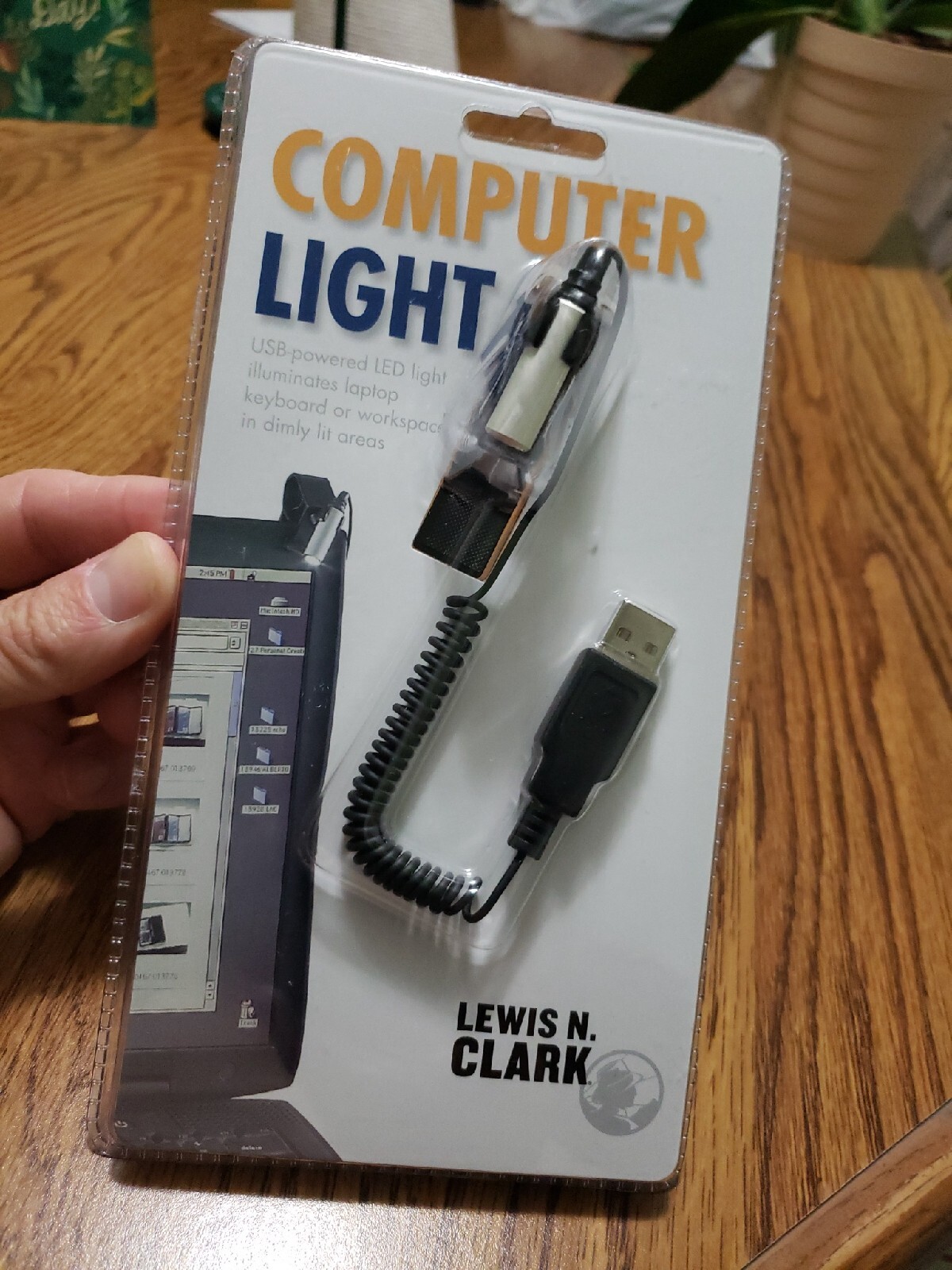Lewis N Clark Computer USB Powered LED Light New and Factory Sealed Vintage 