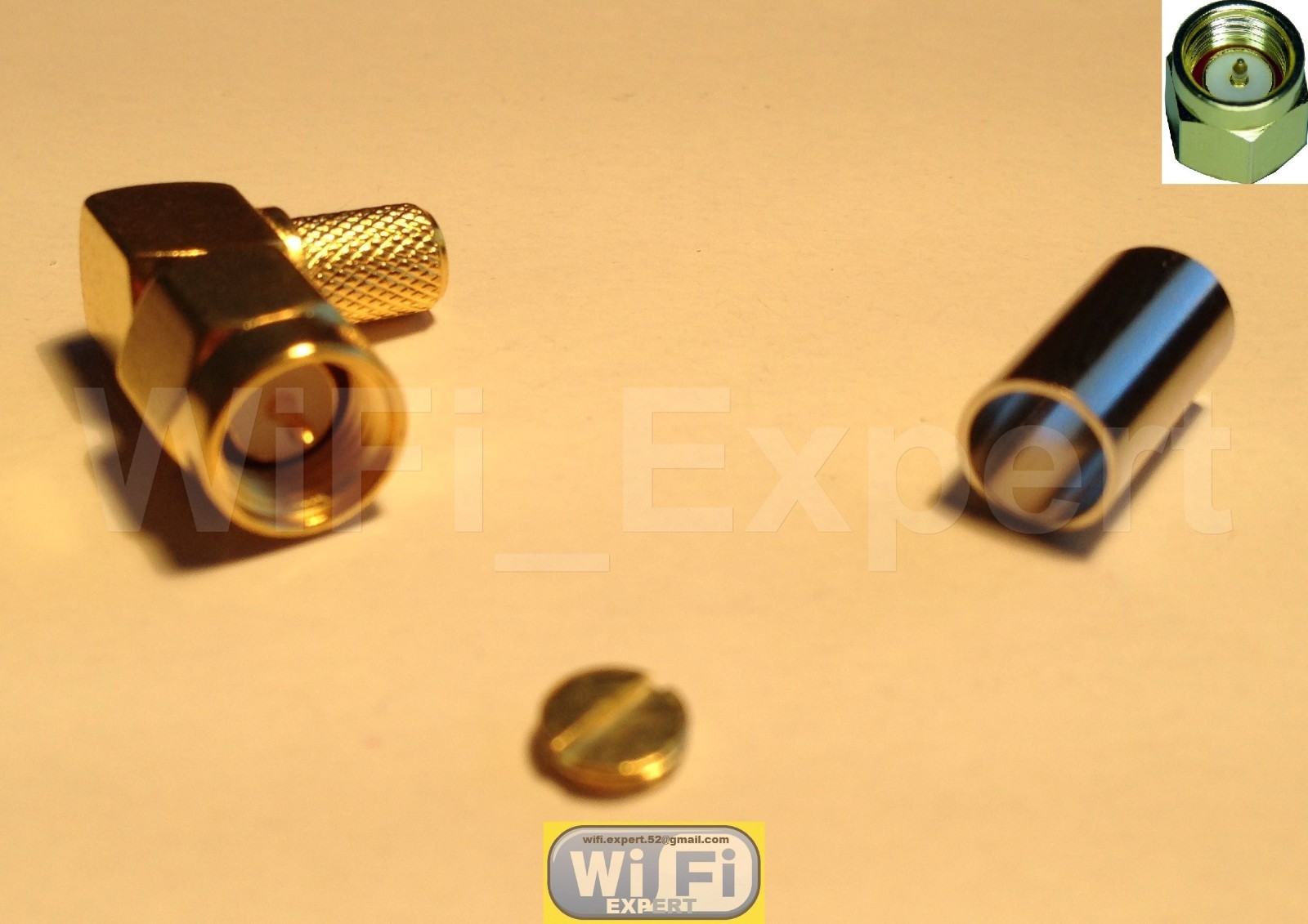 10 Pack SMA Male plug right angle crimp RG58 RG142 RG400 LMR195 Coax Cable USA