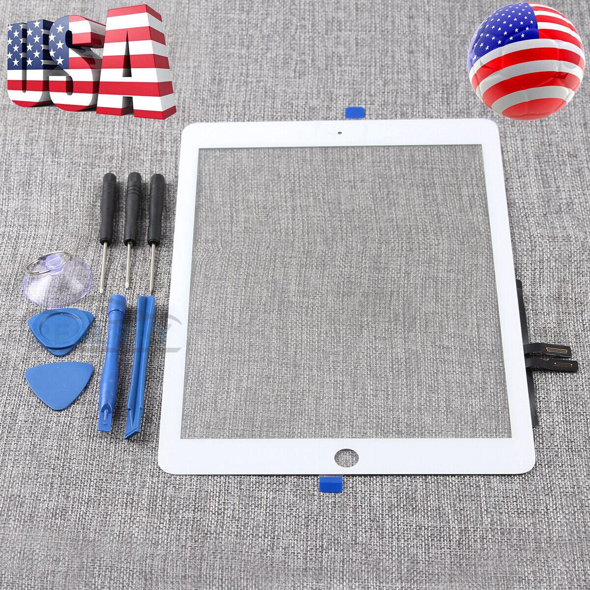 White LCD Touch Screen Digitizer Replacement For 2018 iPad 6 6th Gen A1893 A1954