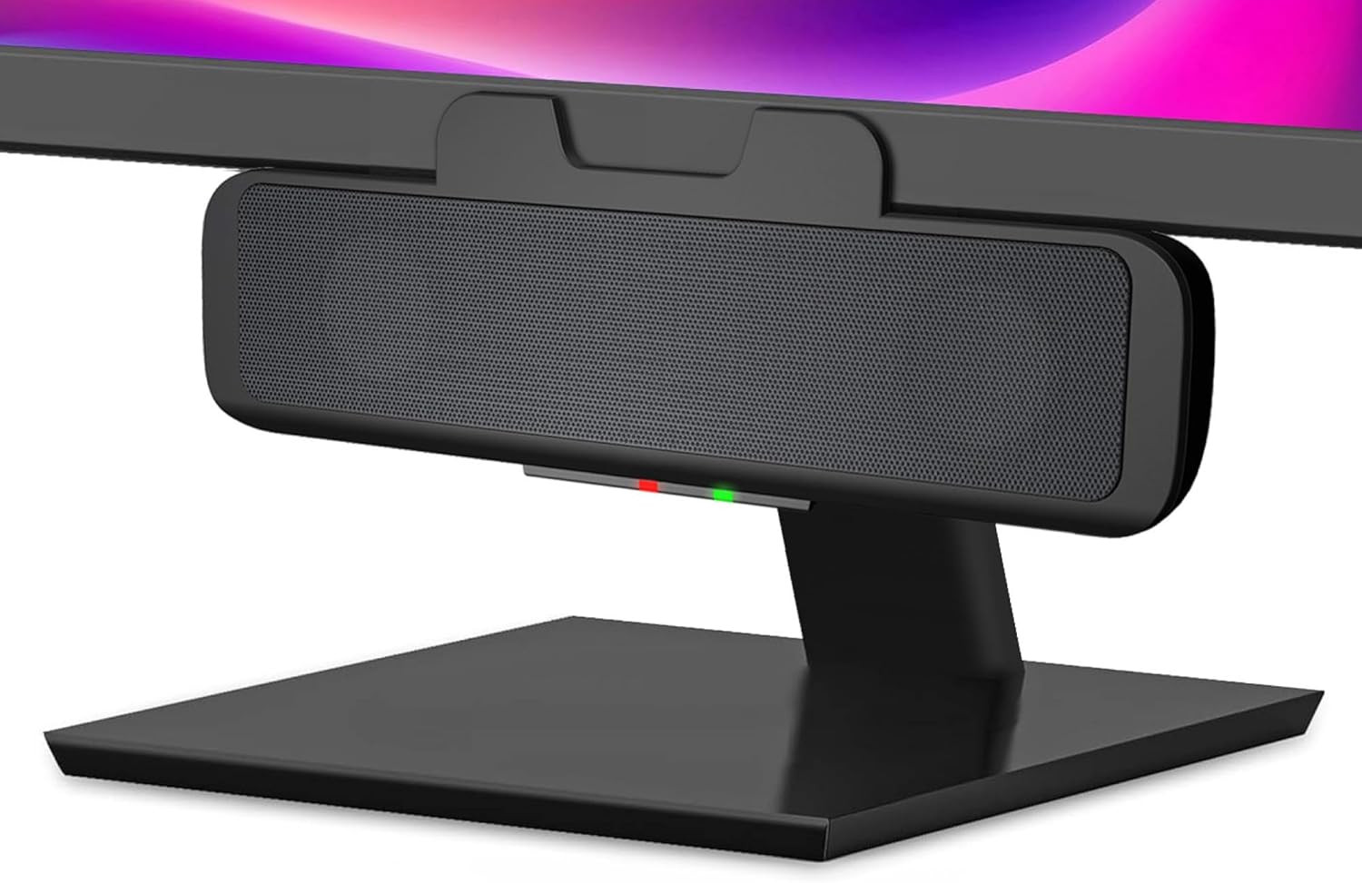 CA-2890 USB Speaker Bar, 10W, Clip-On Monitor Mount Design