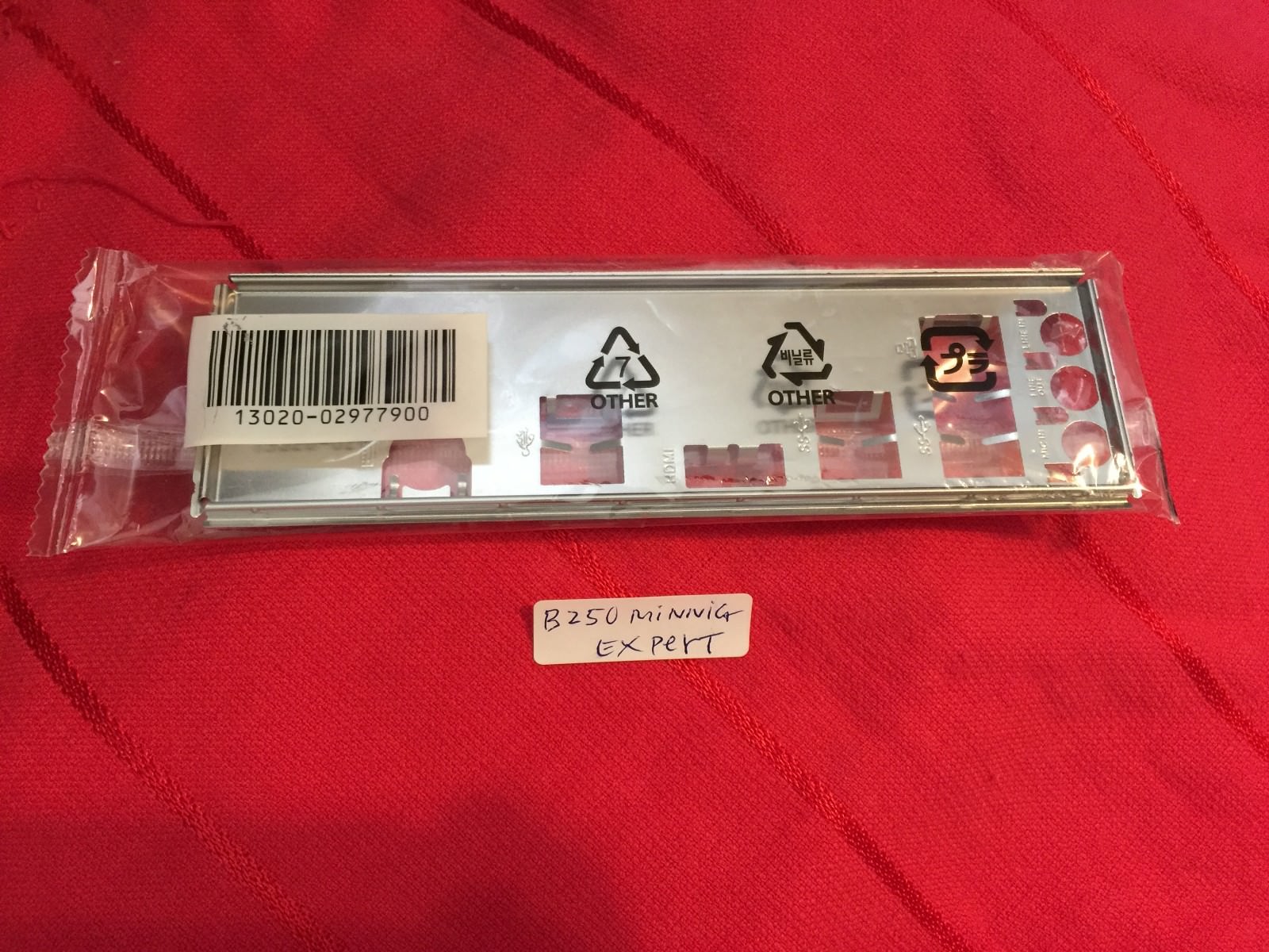 ASUS IO SHIELD FOR ASUS  B250 MINNING EXPERT 