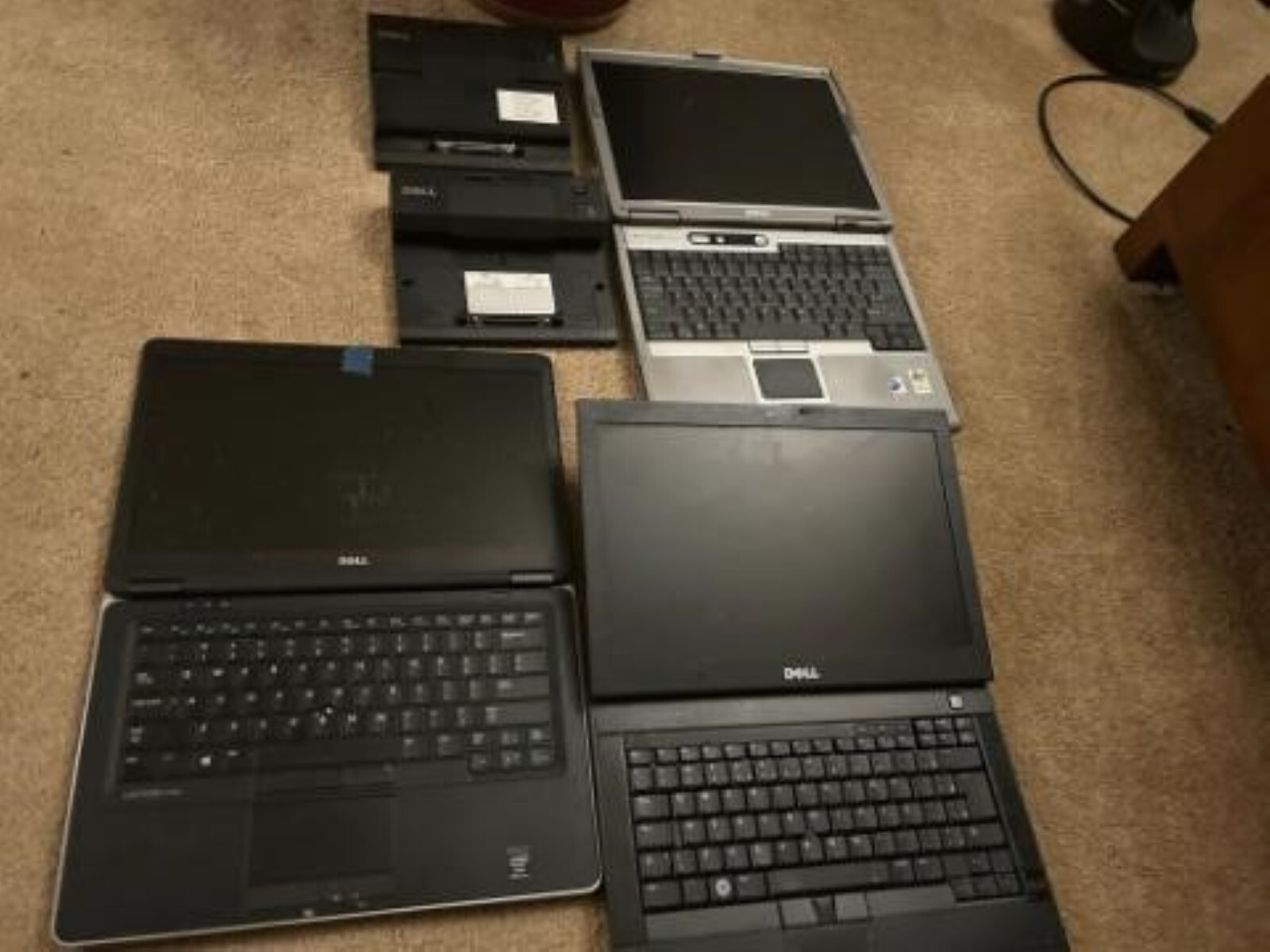 Dell E & D Series Laptops, docking stations and (4) chargers