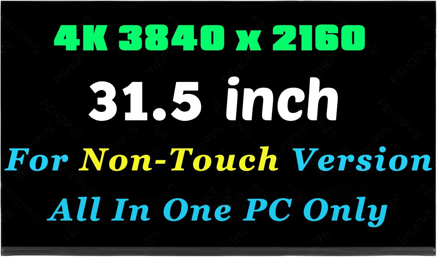 P08182-008 4K UHD 31.5 LCD Screen Display HP OMNISTUDIO X 32-c1000hk 32-c1000jp