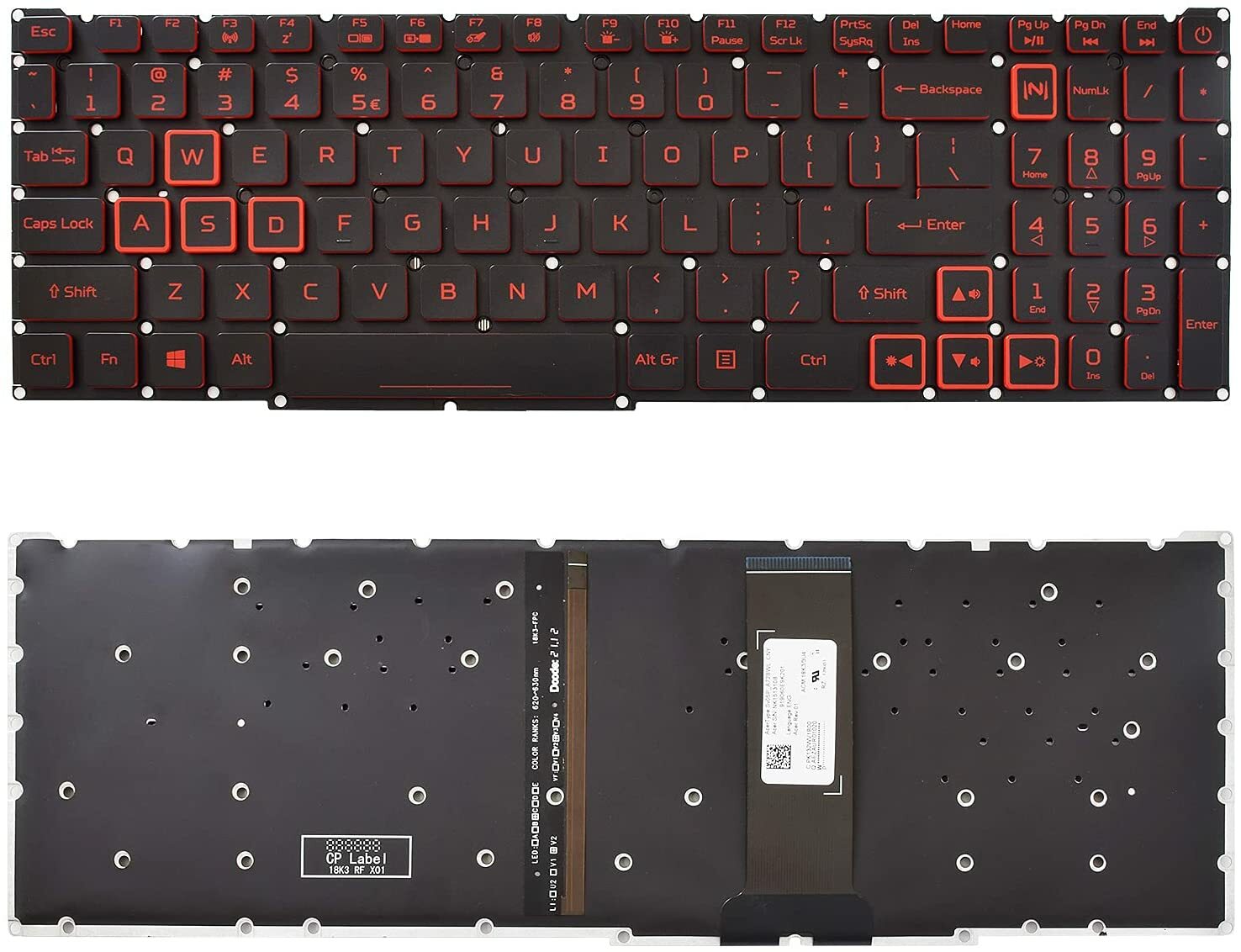 New Keyboard for Acer LG05P_N90BRL LG5P_N90BRL NKI15130NG NKI151315D US backlit