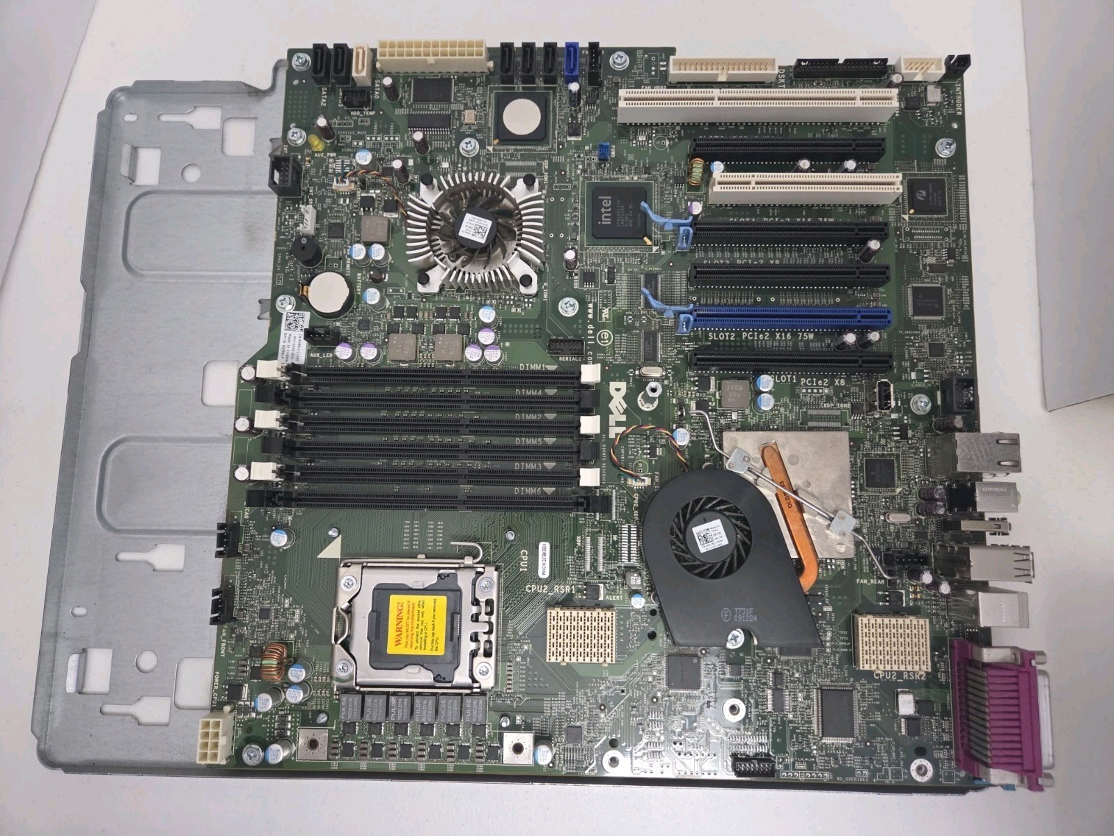 Dell Precision T7500 Motherboard 0D881F LGA1366 DDR3 With Tray