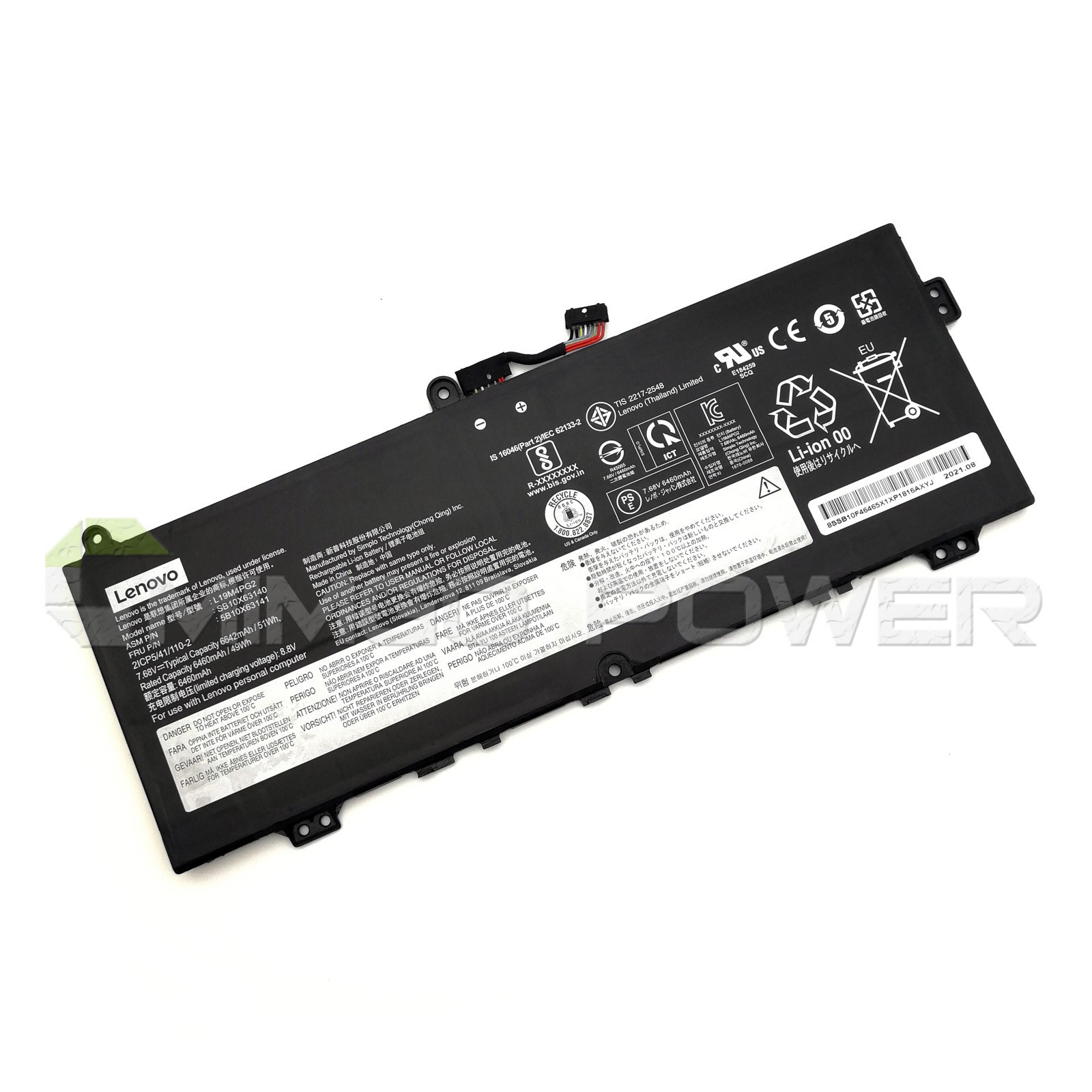 New Genuine L19D4PG2 L19M4PG2 L19L4PG2 OEM Battery for Lenovo Flex 5 CB-13IML05