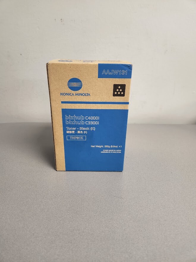 Konica Minolta TNP81K, AAJW131 Black Toner Cartridge