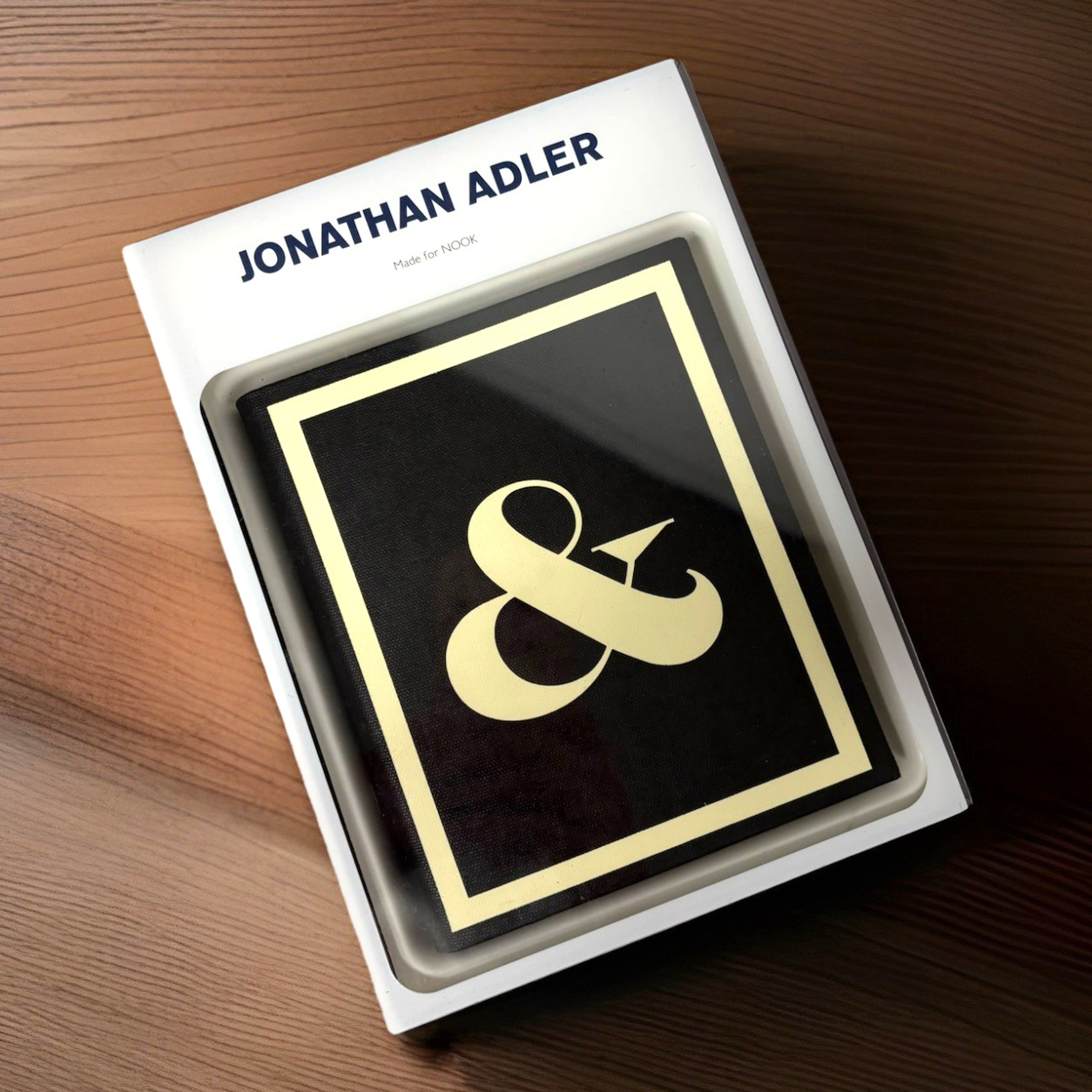 Jonathan Adler Nook 2nd Edition Canvas Cover Black Ampersand New Old Stock