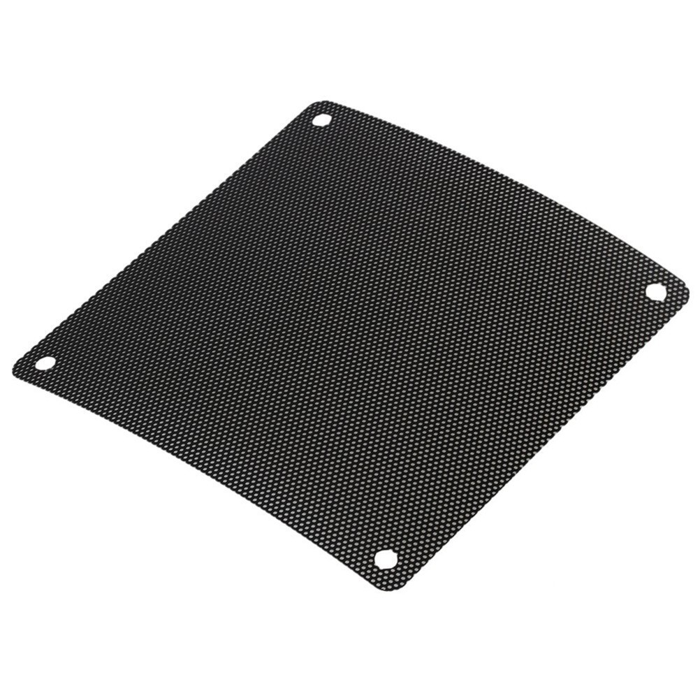 10Pcs Black PVC Dustproof Mesh for 120Mm Pc Fan Durable Reusable Computer Case