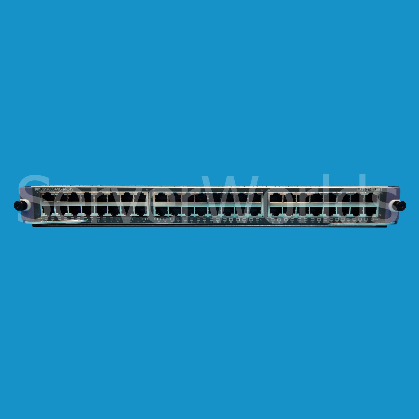 HP JC074A 12500 48 Port Gig-T LEB Module 