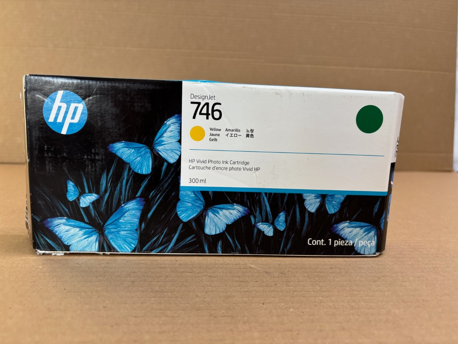 New Genuine HP 746 DesignJet Z6, Z9 Series Yellow Ink P2V79A 300ml (March 2025)