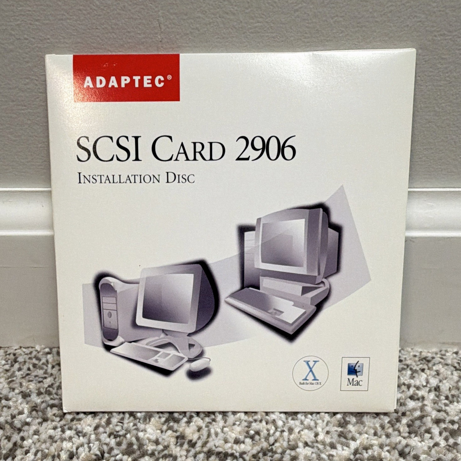 Adaptec SCSI Card 2906 Driver & Utility CD for Mac OS 8/9/X MPN 1969700