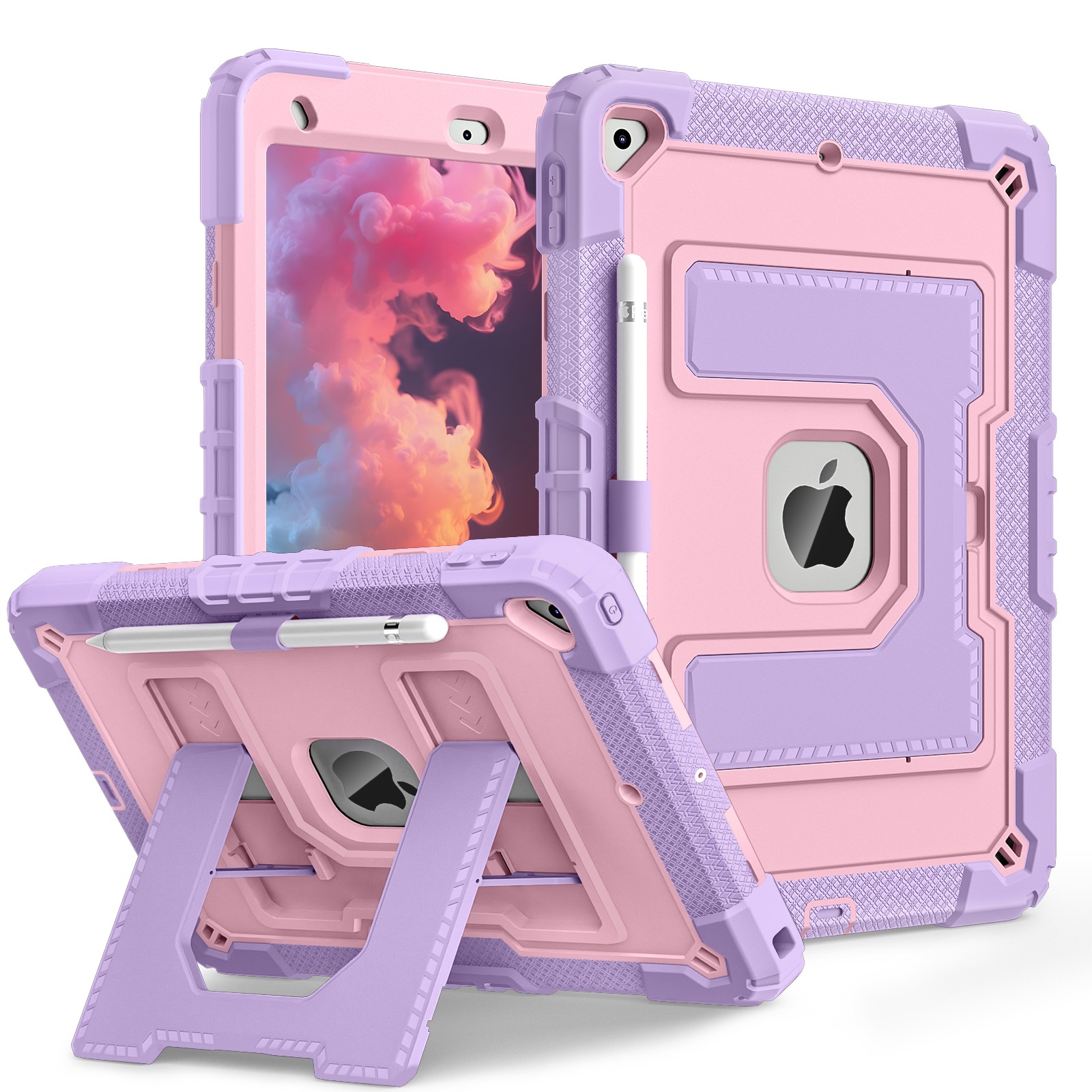 Kids-Proof Stand Case Cover For iPad 7th 8th 9th 10th 11th A16 Generation 10.2"