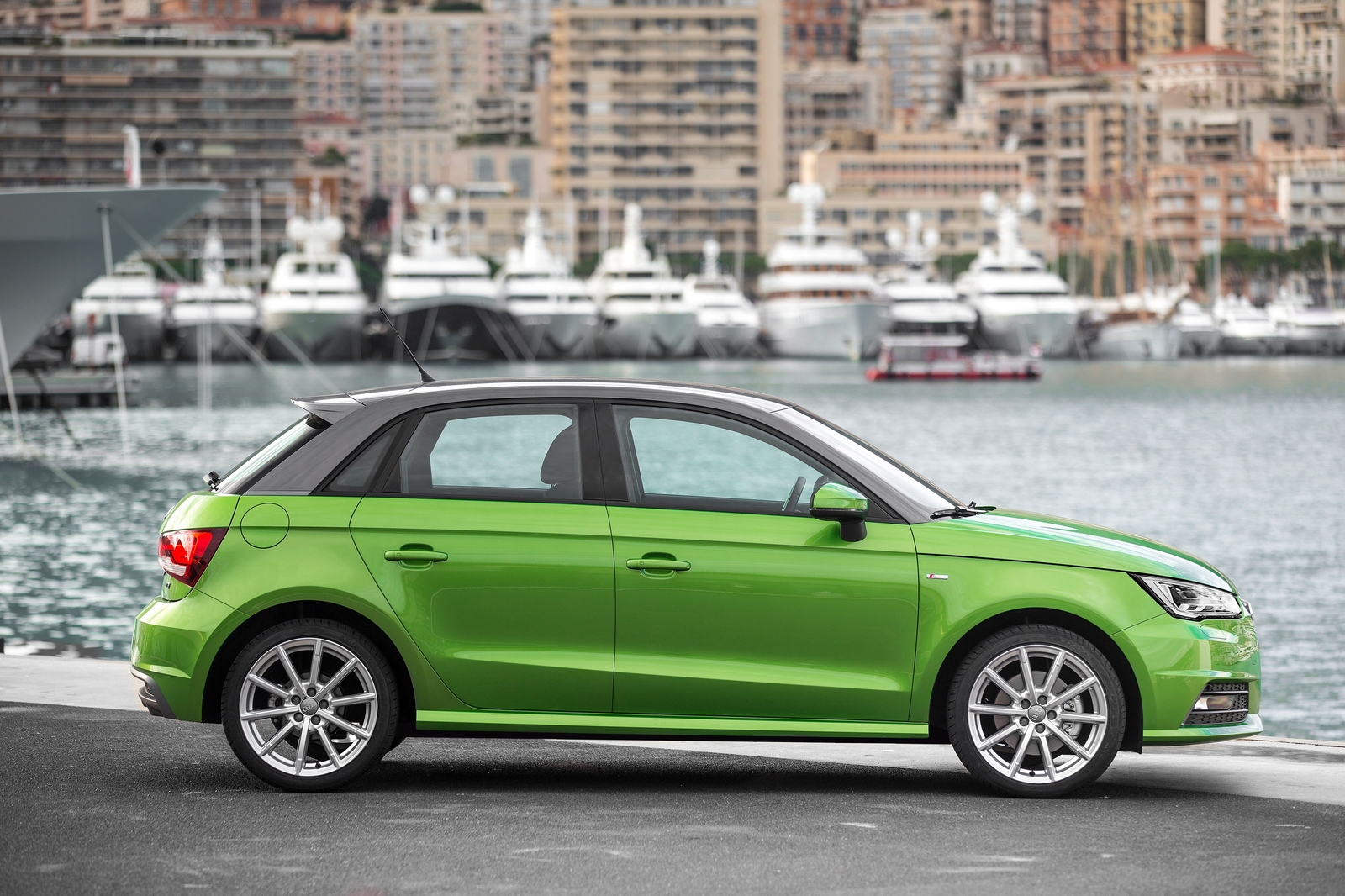 Cars 2014 audi a 1 sportback s line tdi 8 Desk Mat Stitched