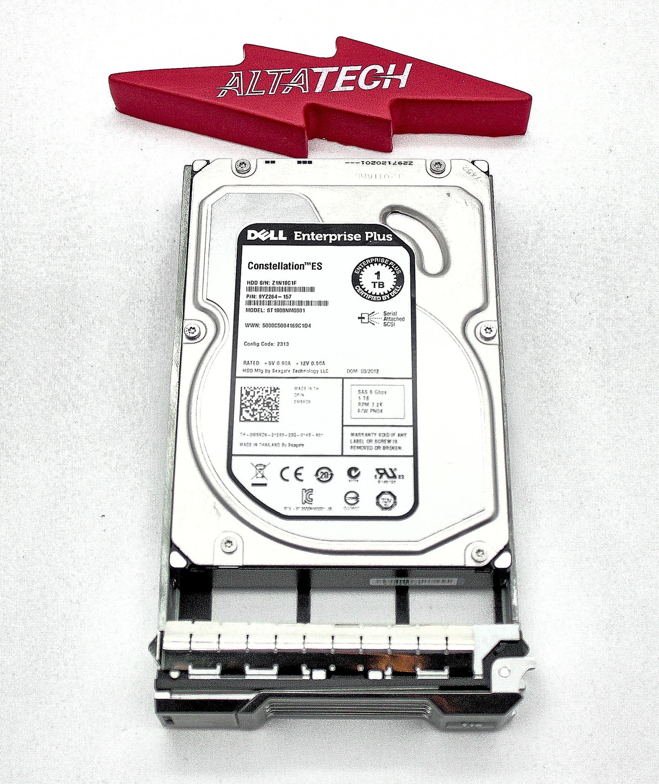 Dell M5XD9-EQL 1TB 7.2K SAS 3.5 6G HDD EP+ EqualLogic PS6100 Tray Hard Drive