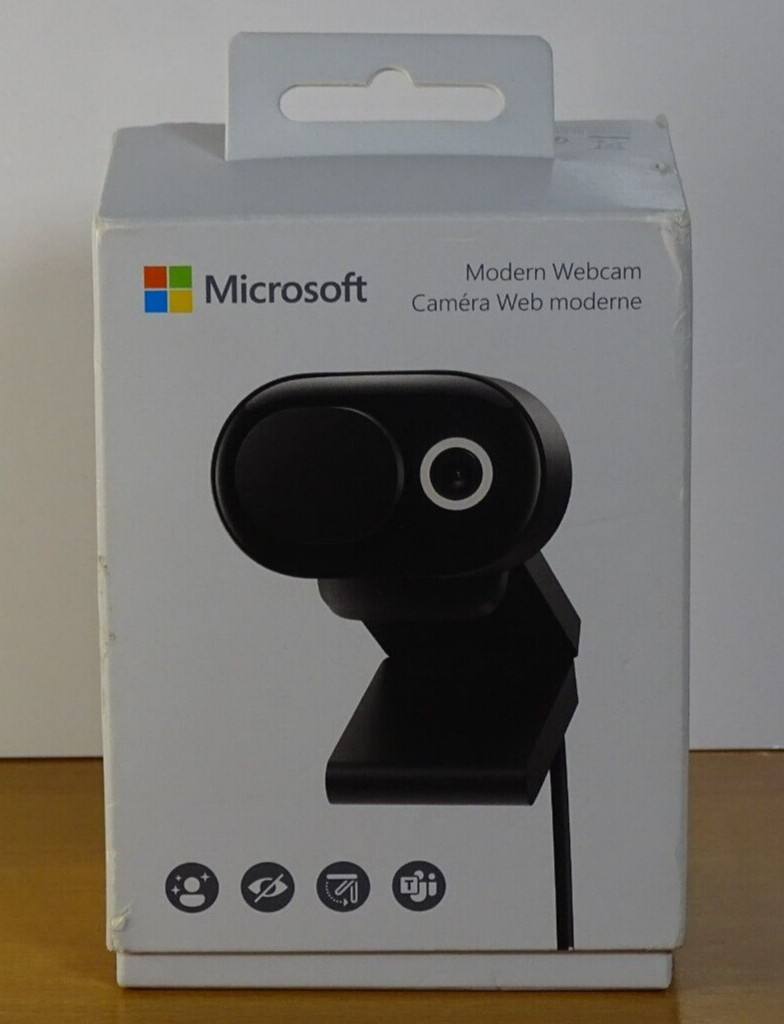 Microsoft Modern Webcam for Teams Video Streaming Meetings Conferencing